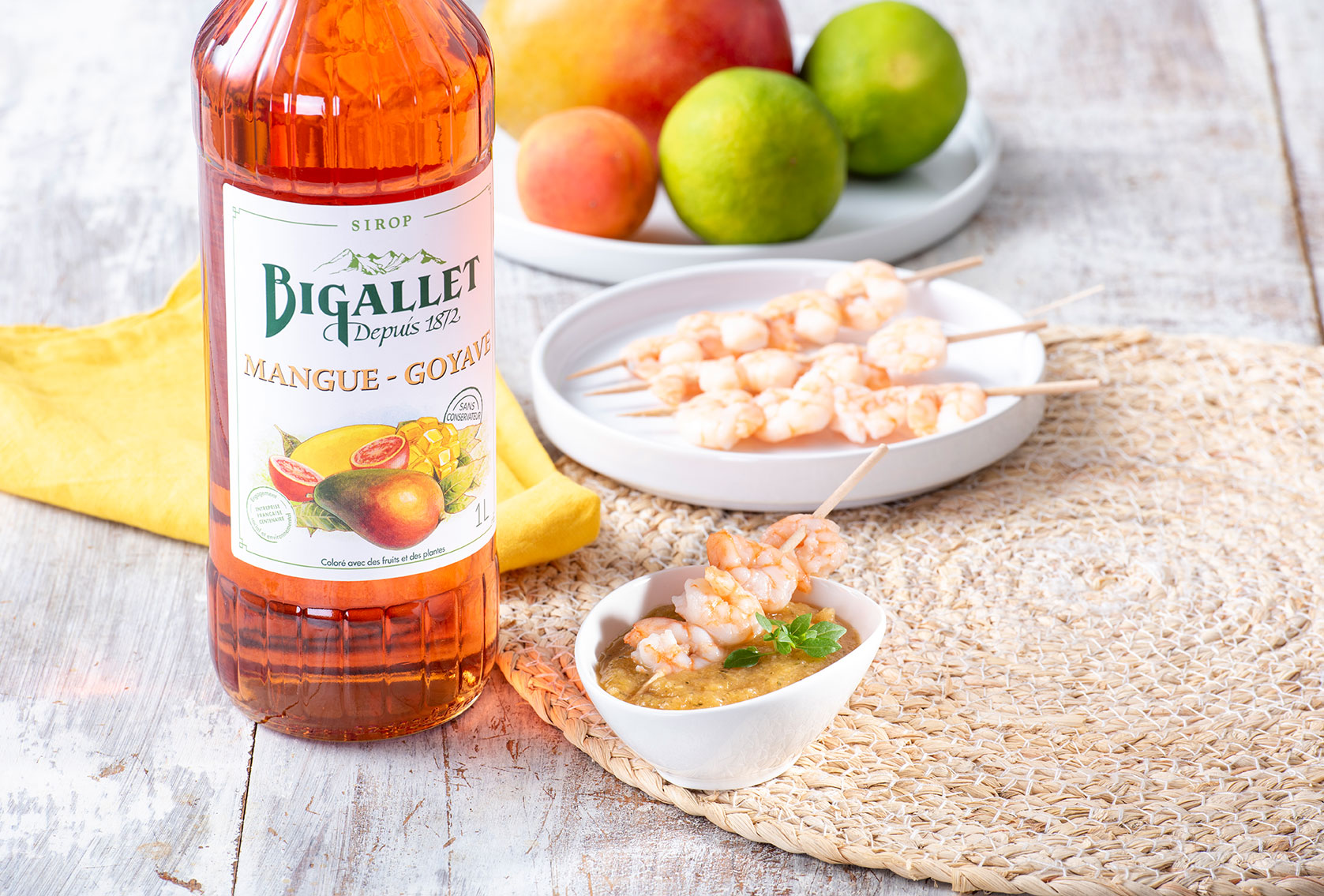 Sauce salsa mangue goyave