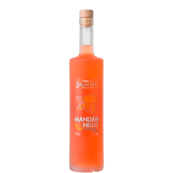 bouteille de liqueur de mandarine - mandarinello